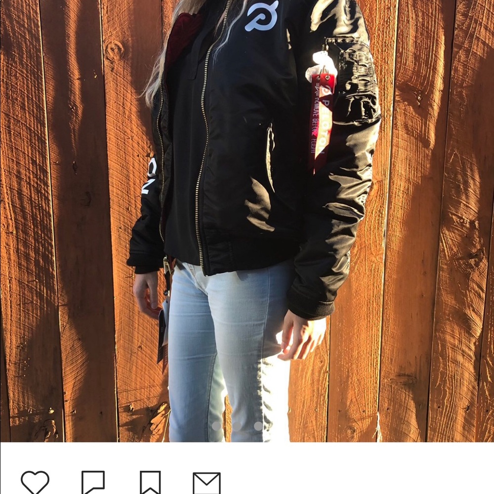 Peloton bomber jacket